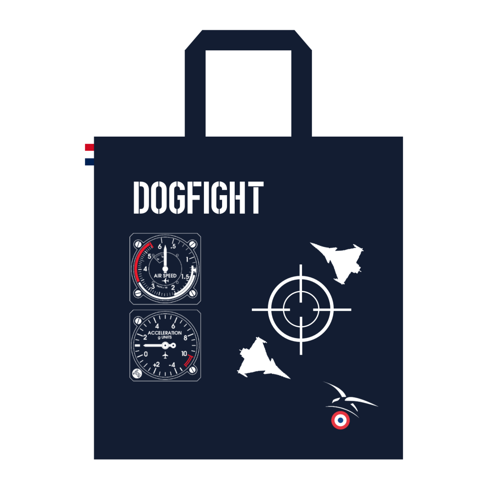 Totebag DogFight "Made in France"